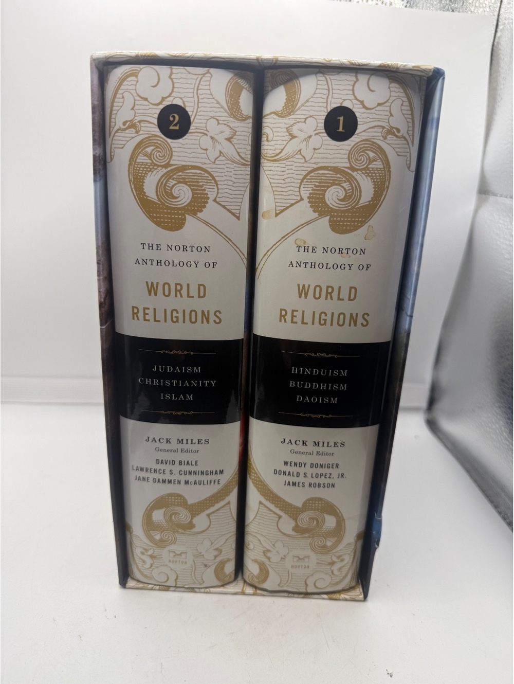 Norton Anthology of World Religions Vol 1 & 2 Hardcover Box Set Jack Miles